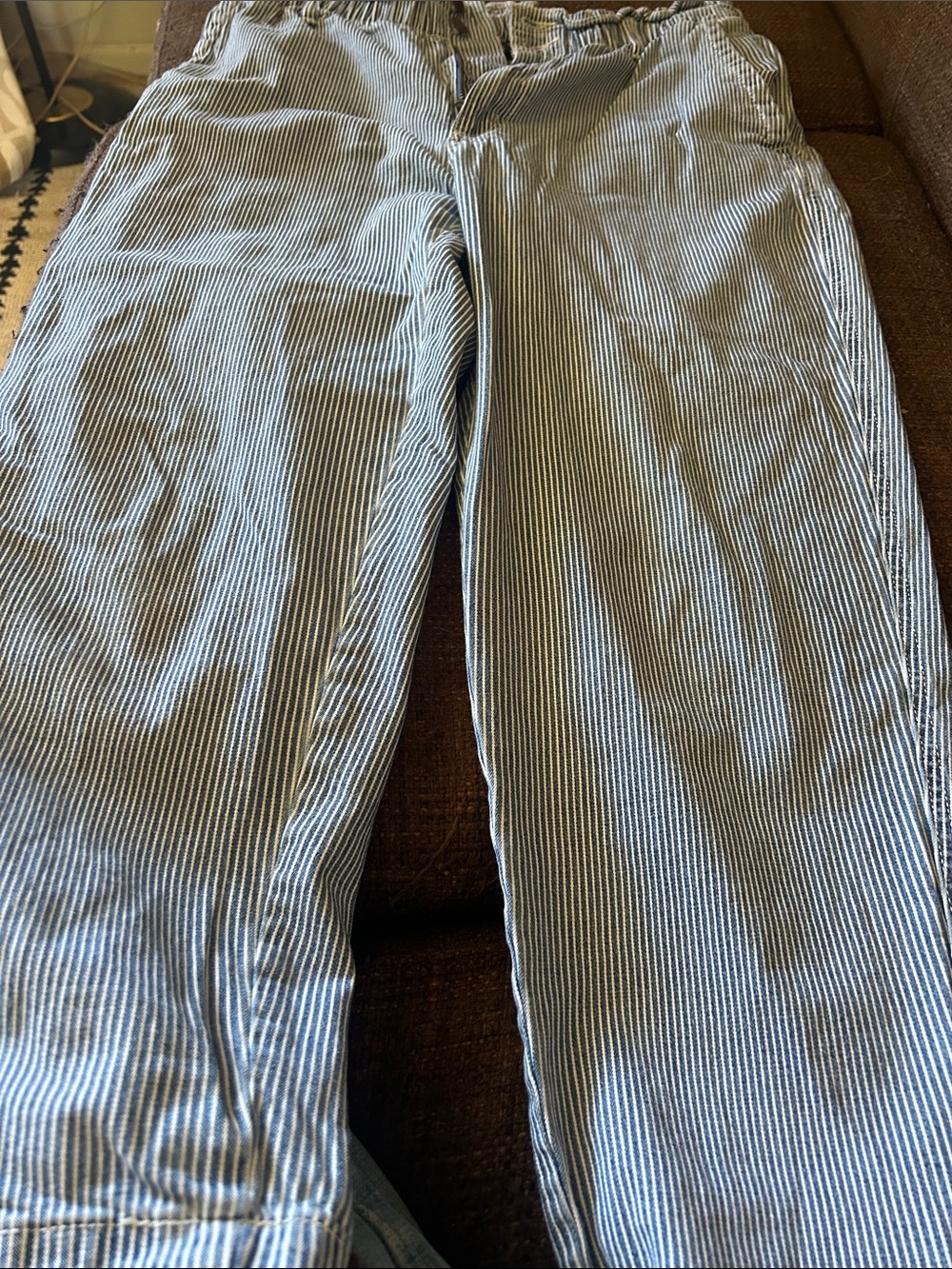 Universal Thread Blue & White Striped Corduroy woman’s pants
